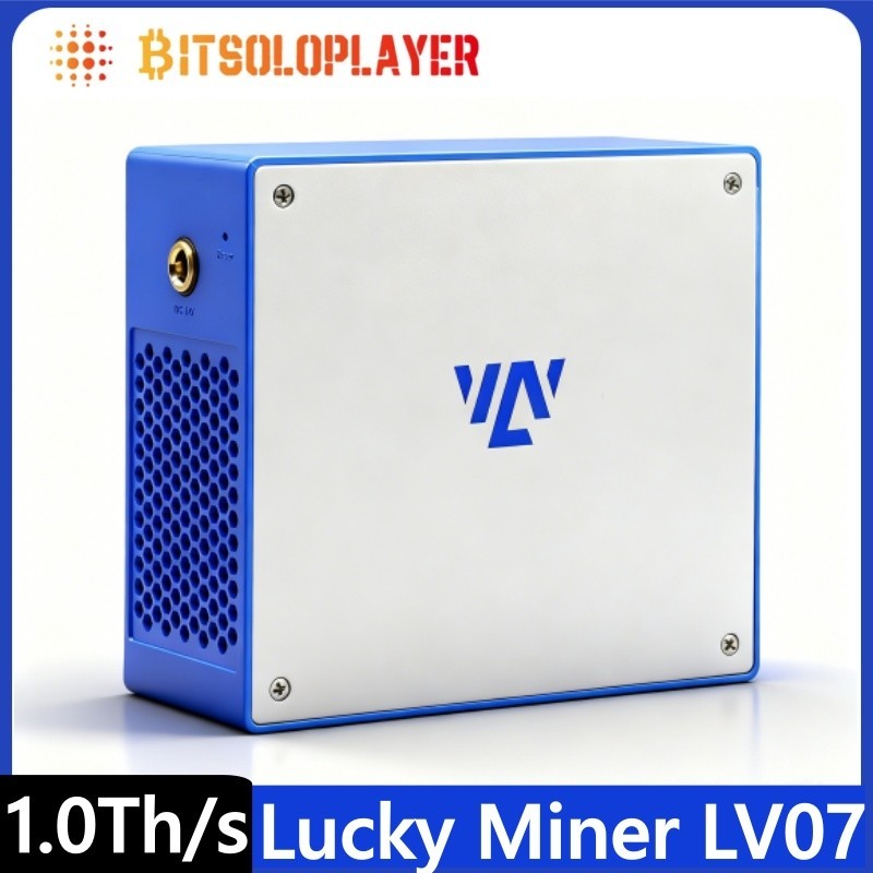 New Lucky Miner LV07 Bitcoin Solo Miner 1.0Th/s Crypto BTC Lottery Mining USA