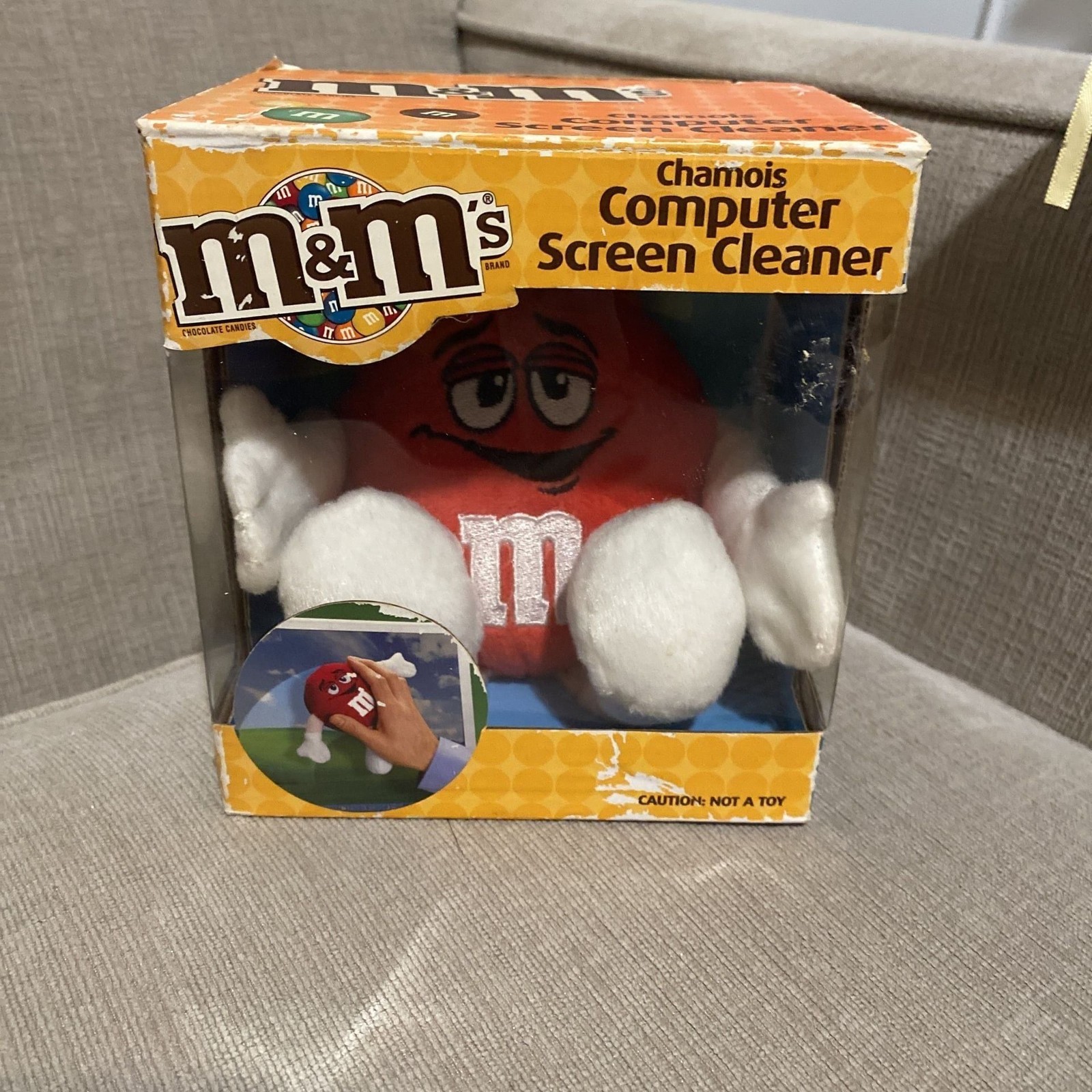 M&M's Red Chamois Computer Screen Cleaner