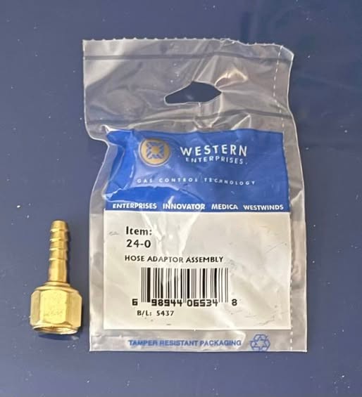 LOT OF (10) Western MPN 24-0 Female Swivel Adapter to 1/4" Inside Dia. Hose