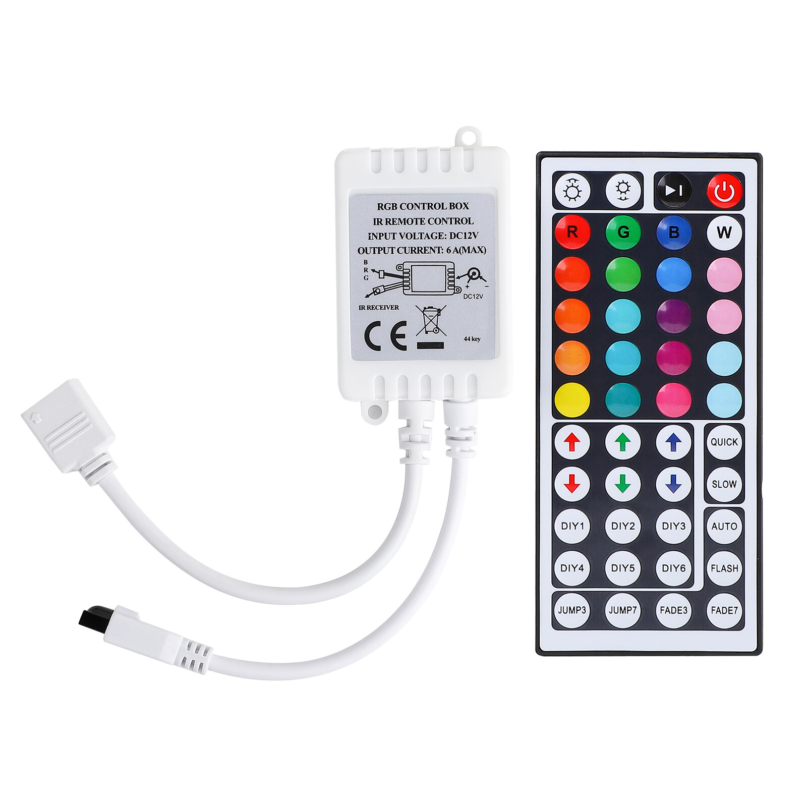 4 PIN RGB Remote Controller IR Remote for 5050 3528 RGB LED Strip Light 44 Keys