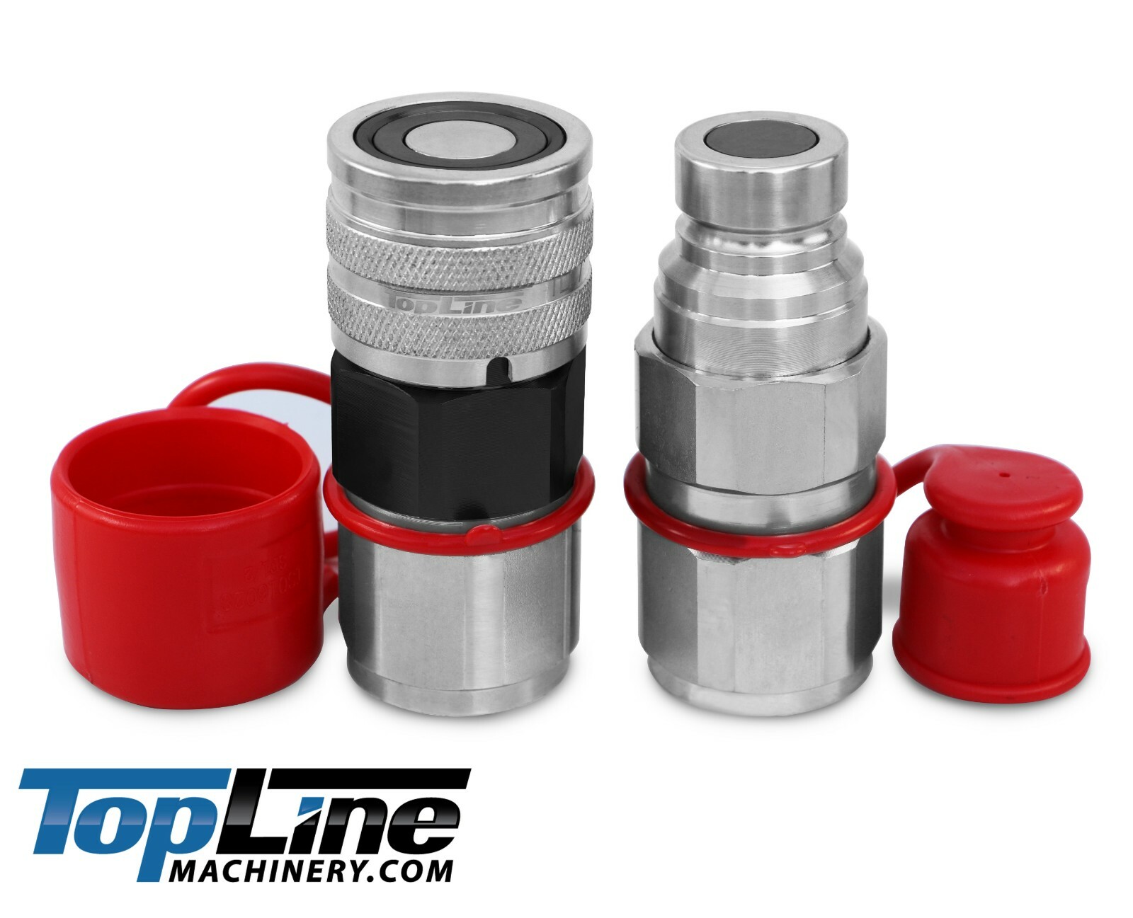 3/4" SAE - 5/8" Body Flat Face High Flow Hydraulic Quick Disconnect Coupler TL27