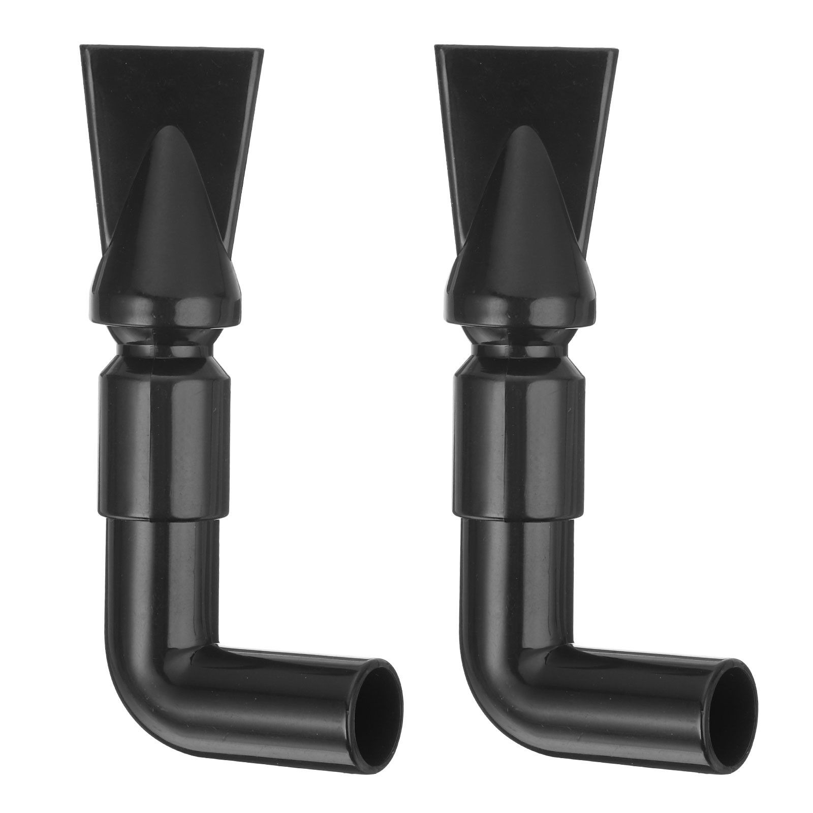 2Pcs 360°Aquarium Pump Nozzle for Aquariums Fish Tanks Plastic 19mm/0.75" OD