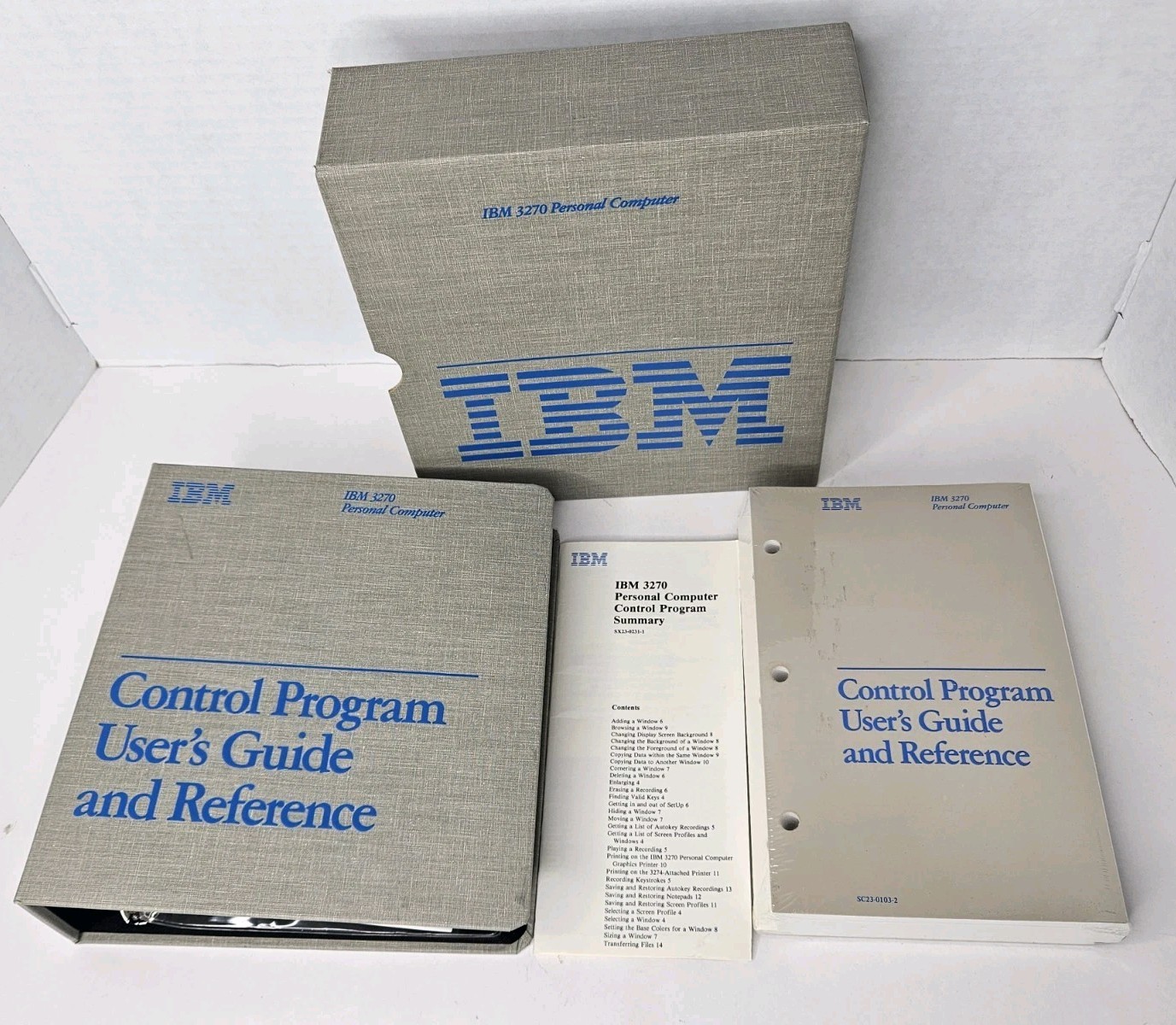 IBM 3270 Personal Computer Control Program Users Guide & Reference 5.25" Floppy