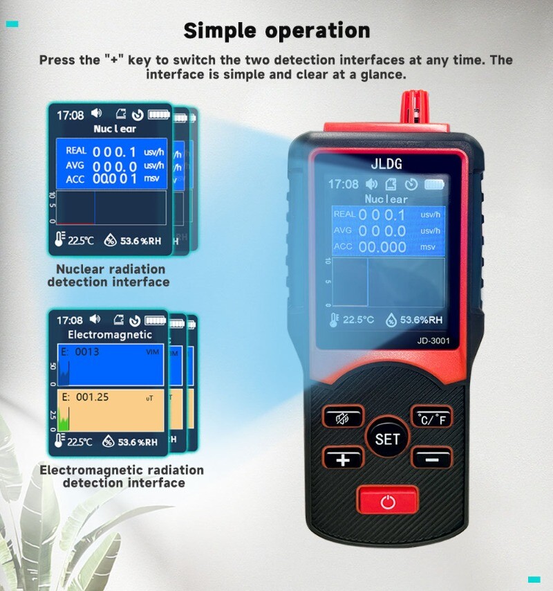 Hot Sell Nuclear Radiation Detector Electromagnetic Radiation Detector Personal