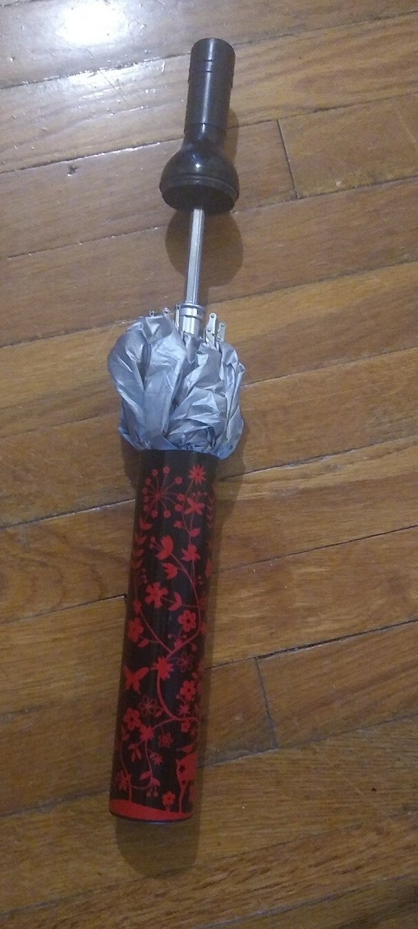 NEW Deco Wine Bottle Folding Umbrella Outdoor UV Protection  compact umbrella