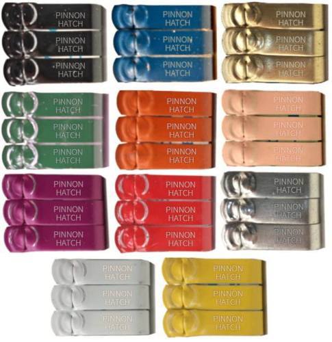 Pinnon Hatch Farms 500 Pieces Custom Jiffy Wing Bands Chicken ID Tags