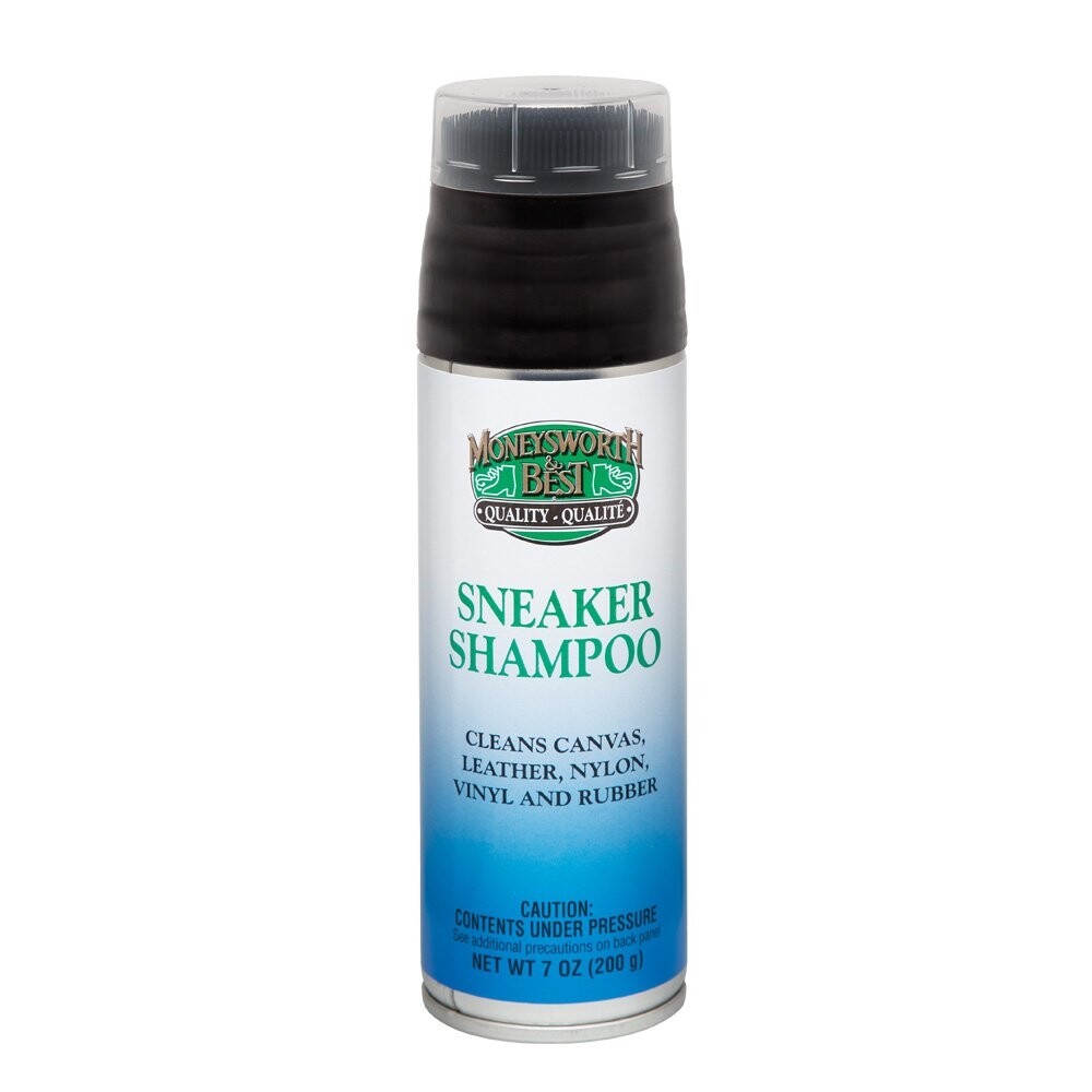 Moneysworth & Best Shoe Sneaker Shampoo 7 oz. - Cleans Canvas, Leather & more **