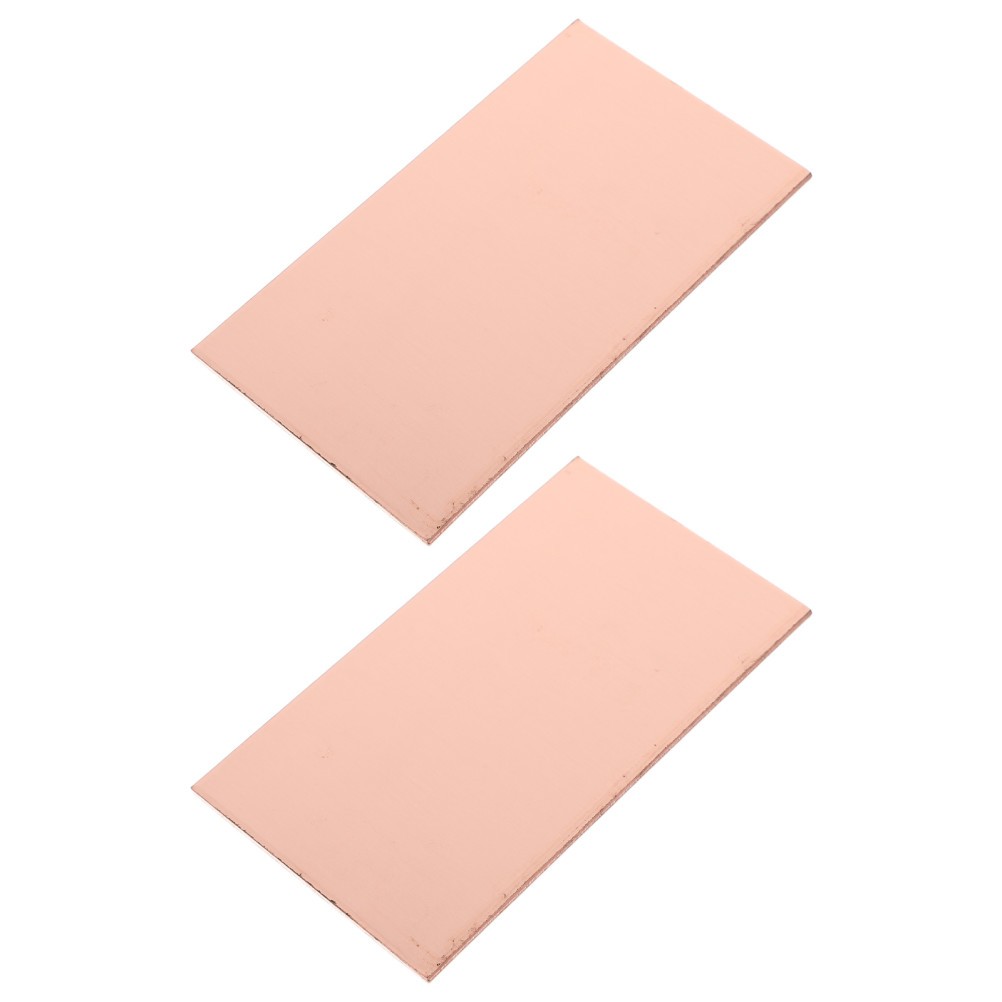 2Pcs Reusable Copper Heatsink Sheet Shims Rose Gold for Computer Cooling CPU GPU