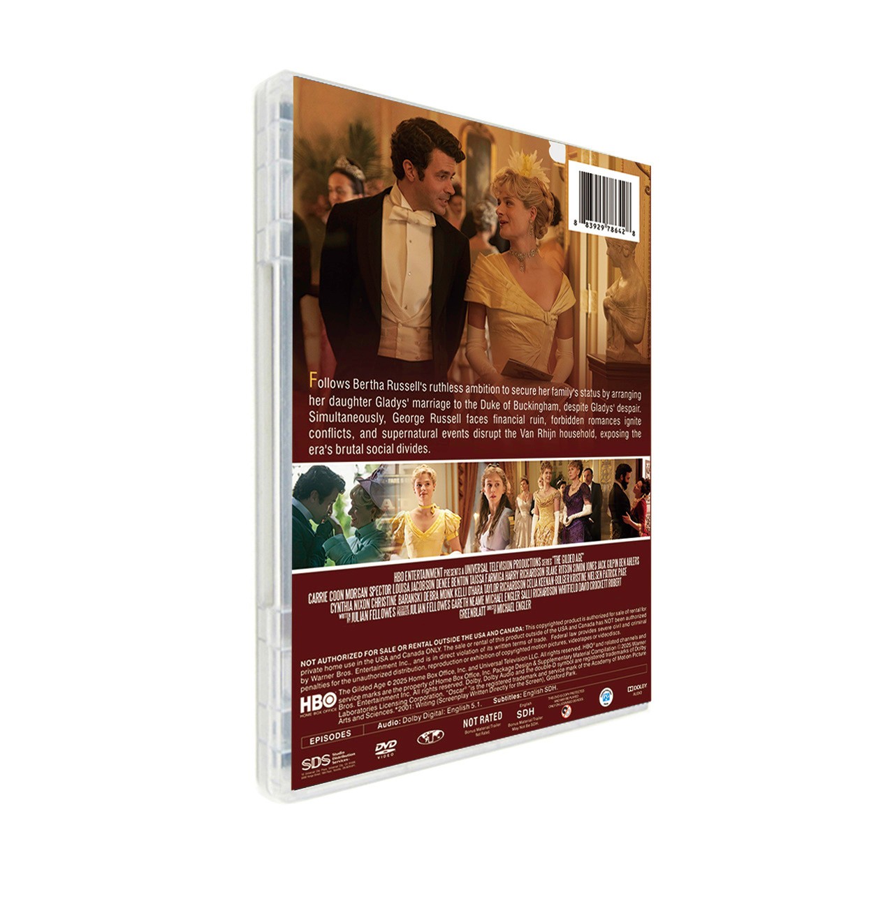 New Box Set Seasons 3 The Gilded Age  (DVD, 3-Disc) New & Sealed TV Series