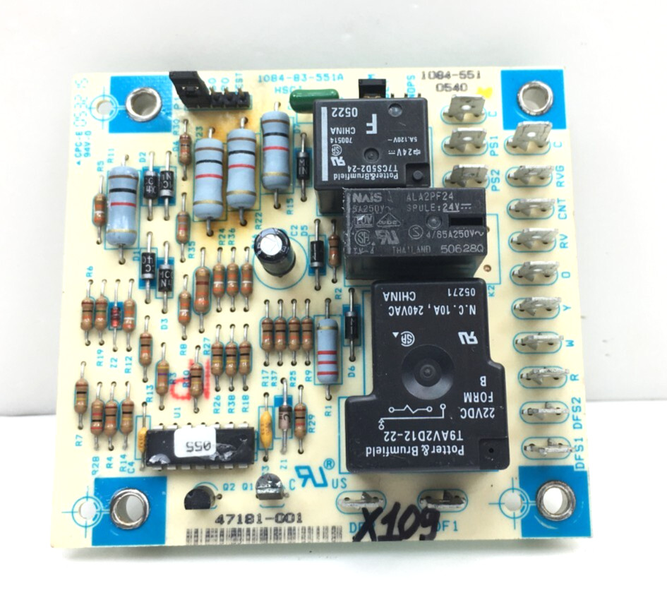 Nordyne 47181-001 Defrost Control Board 1084-551 used #X109