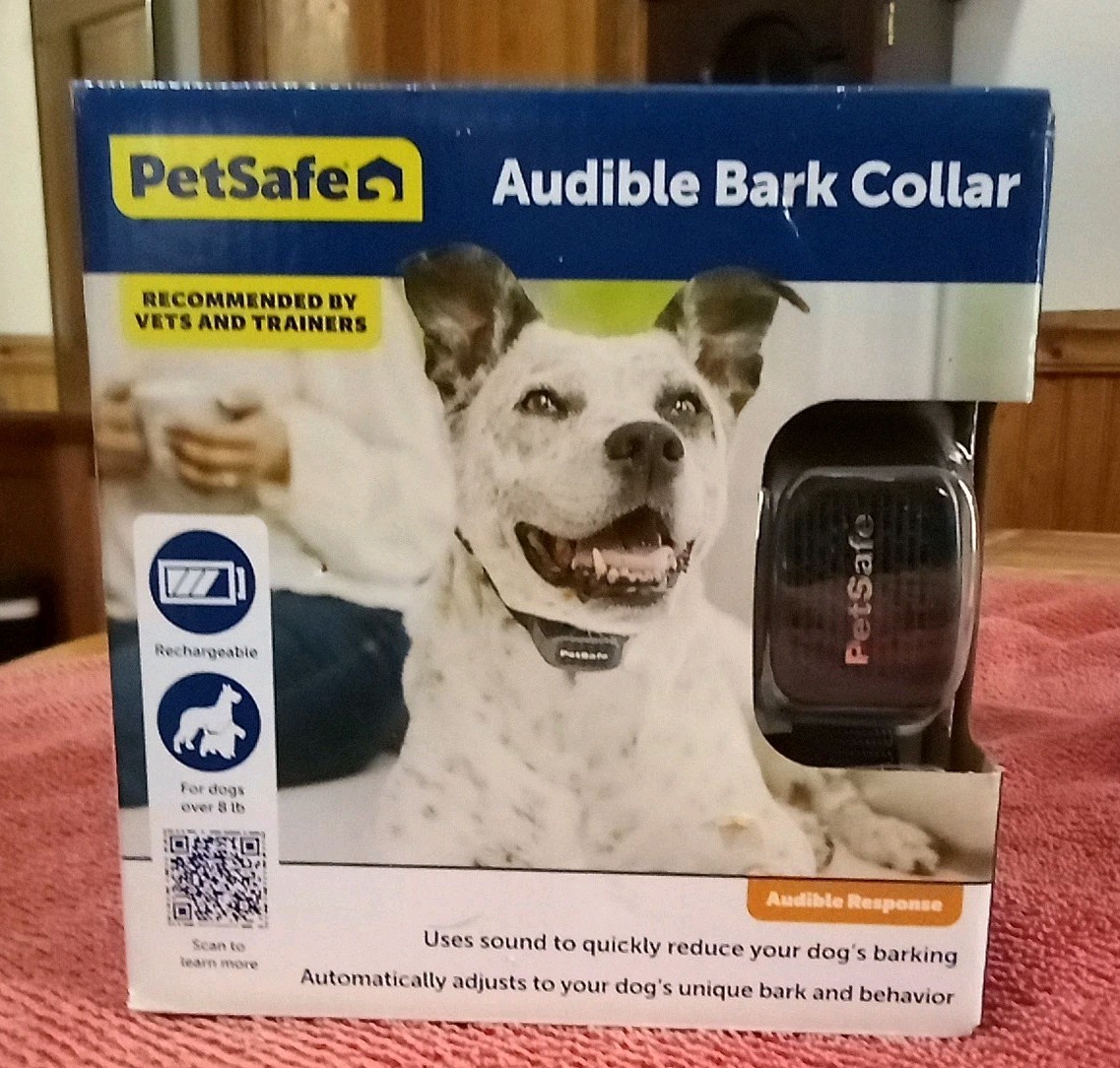 PetSafe Audible Bark Collar for Dogs 8lbs+ Rechargeable (RB-PBC00-17281) 8328