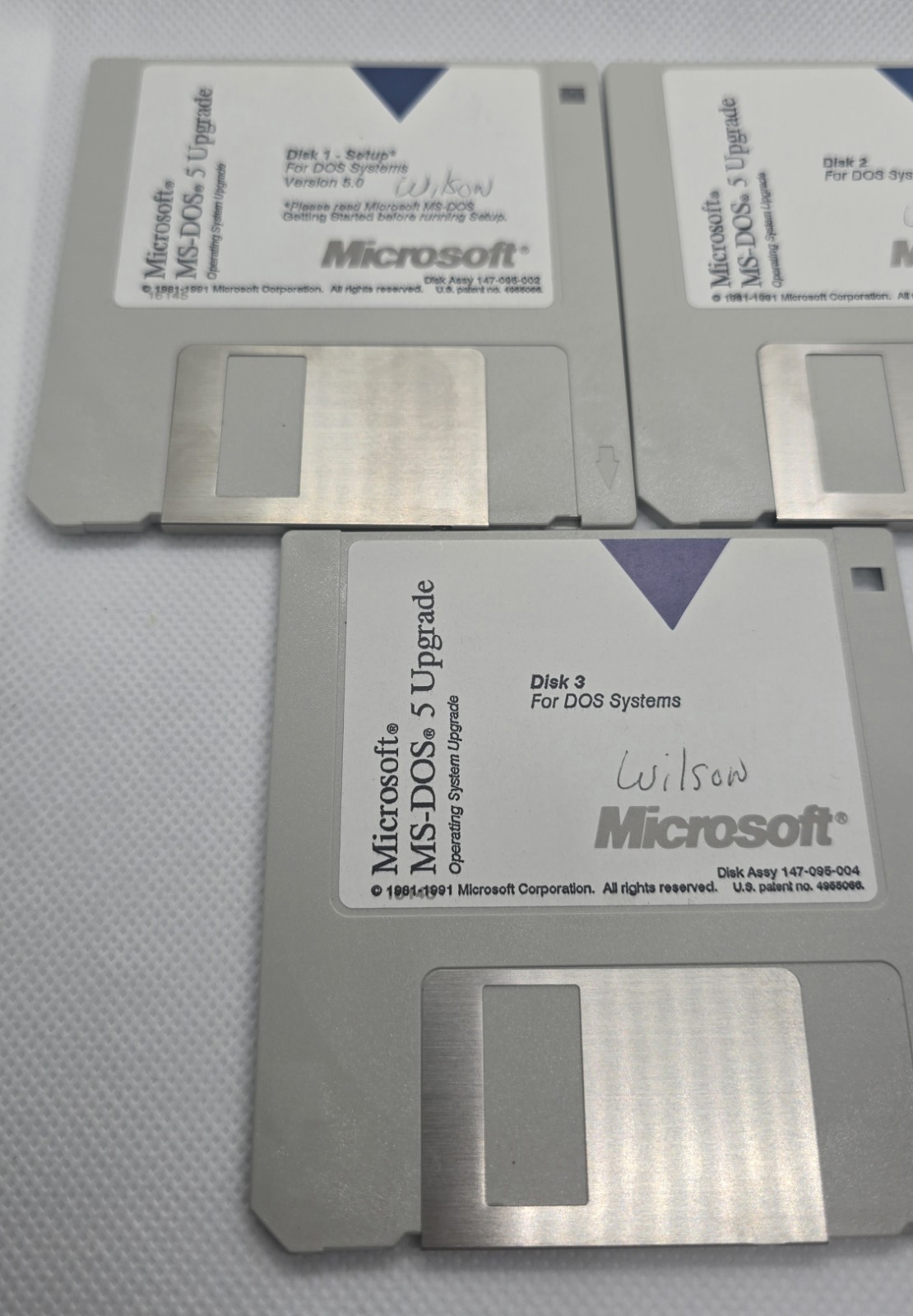 Microsoft MS-DOS 5 Upgrade 3.5" Floppy Disks