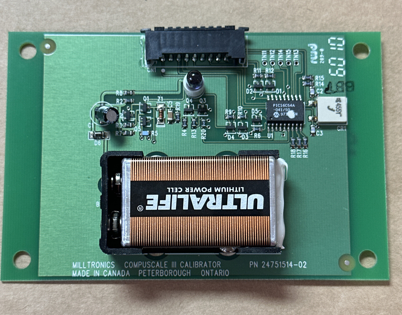 Siemens Milltronics CUSF3 Calibration Card For Campuscale 3 Calibrator 24751514