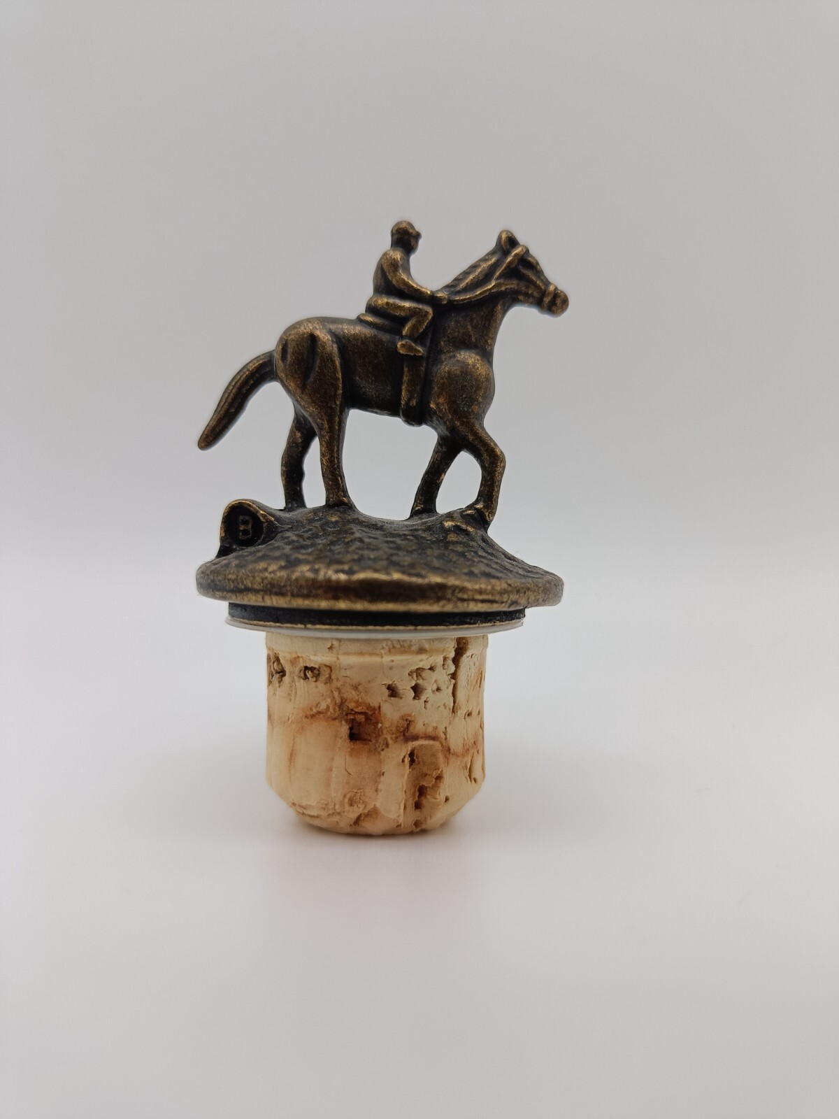 Blanton’s Bourbon Whiskey Horse & Jockey Cork Letter B