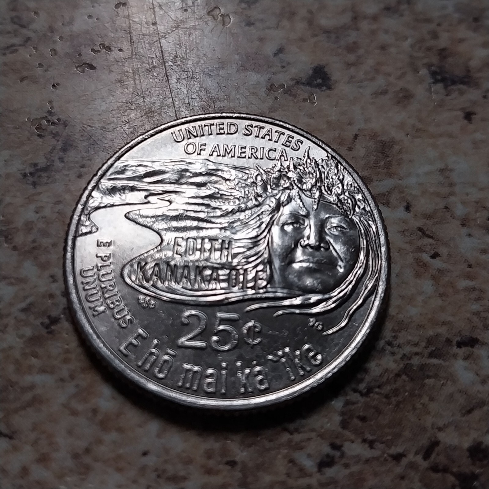 2023 P Edith Kanakaole Quarter error “IN *COD* WE TRUST”
