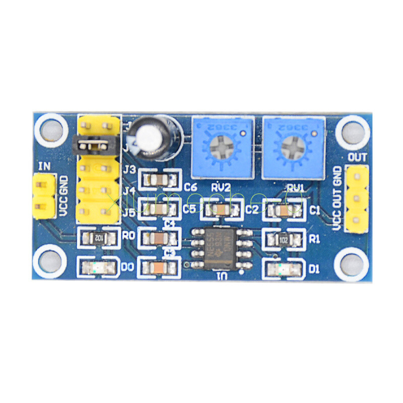 Adjustable NE555 Pulse Generator Adjustable Duty Ratio Small Signal Generator