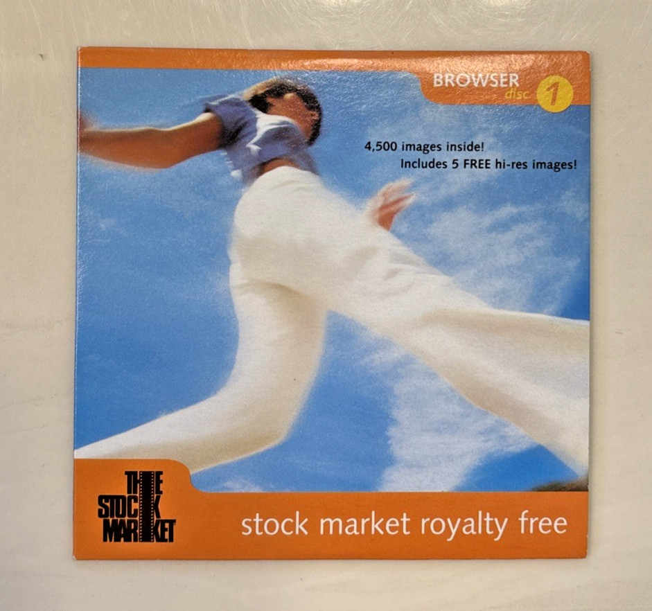 Stock Market  Royalty Free 4.0 Browser Disc 1 CD c2000 4,500 Photo Images
