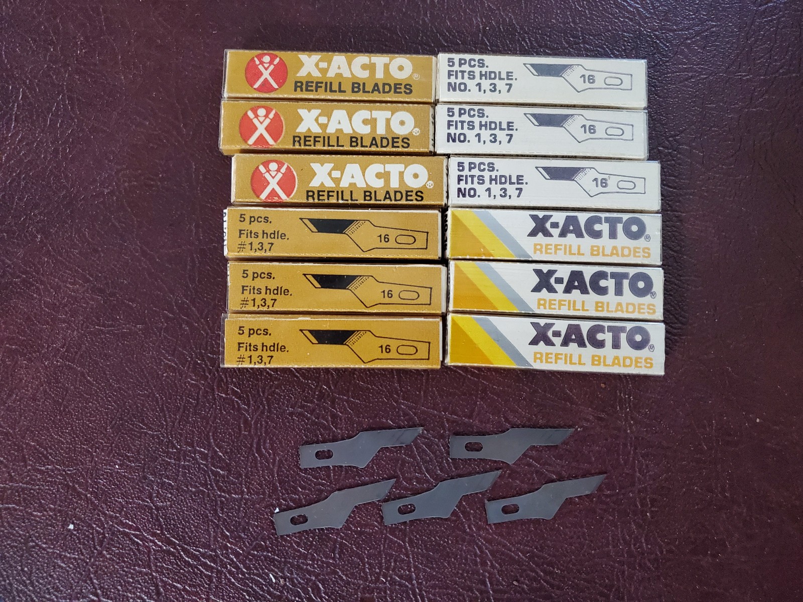 NOS X-acto #16 blades, 12 packages