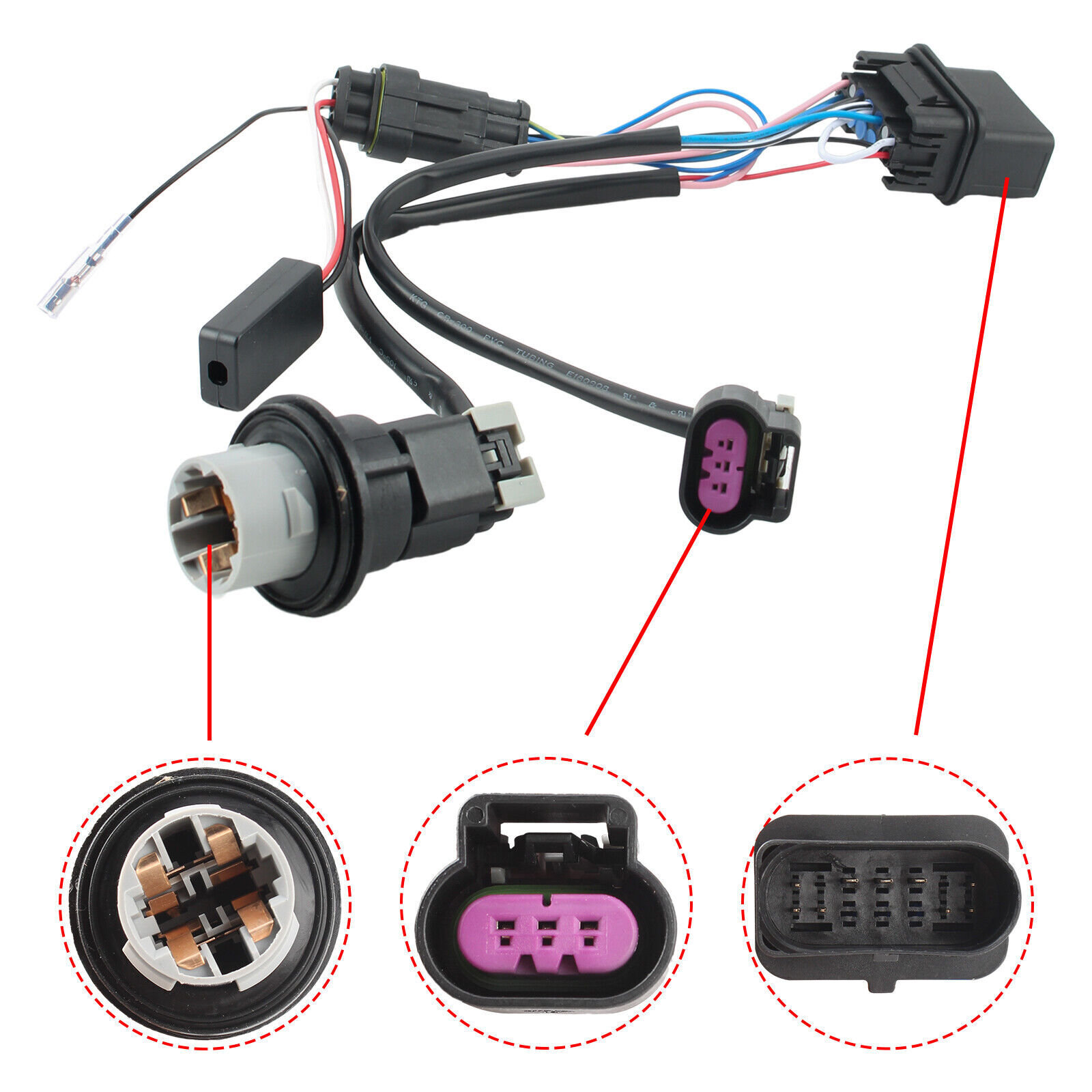Projector Headlights Conversion Wire Harness For 13-18 Ram 1500 2500 3500 6.7L!!