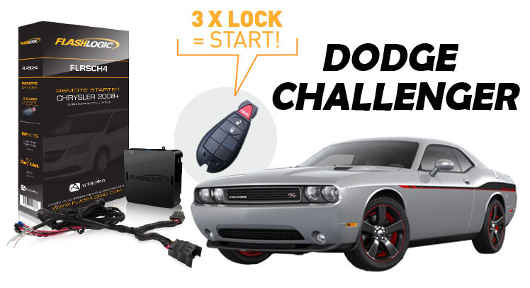 Flashlogic Remote Start for 2011 Dodge Challenger Coupe V8 w/Plug And Play