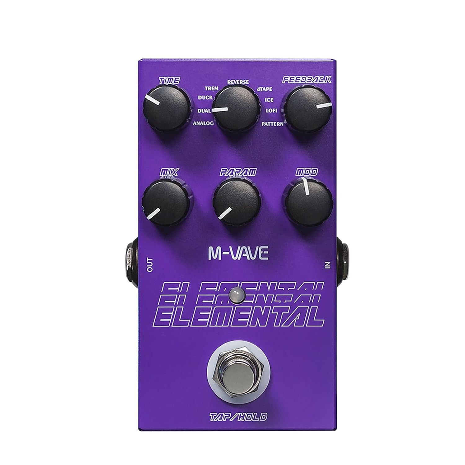 Elemental Compact 3000ms Guitar Delay Pedal 9 Psychedelic Effects Delay Guitar