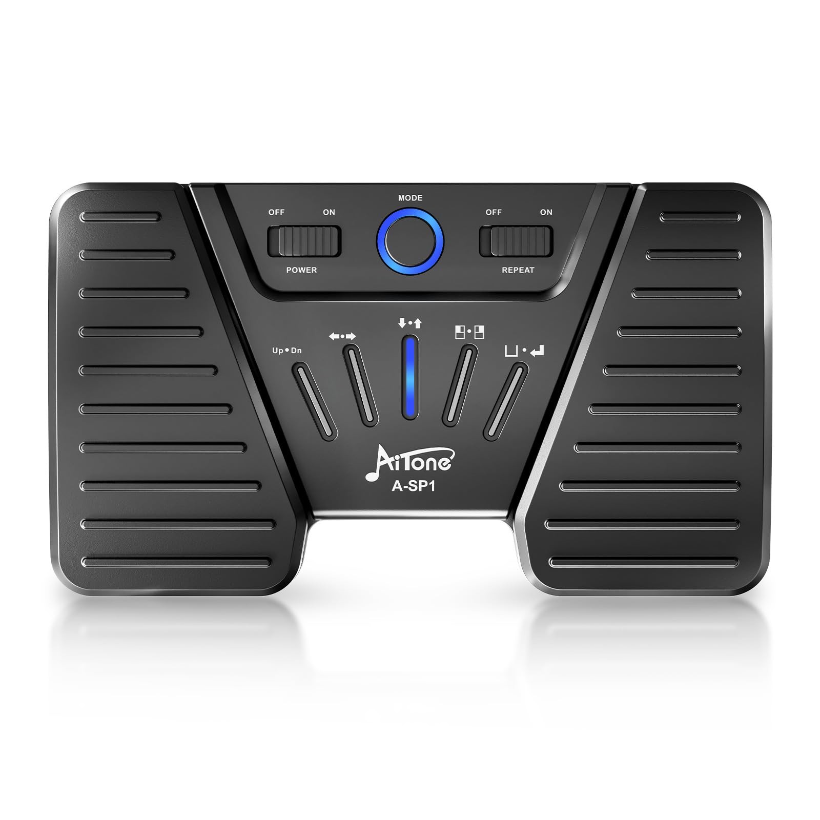 AITONE Wireless Page Turner Bluetooth Foot Pedal Music for iPad...