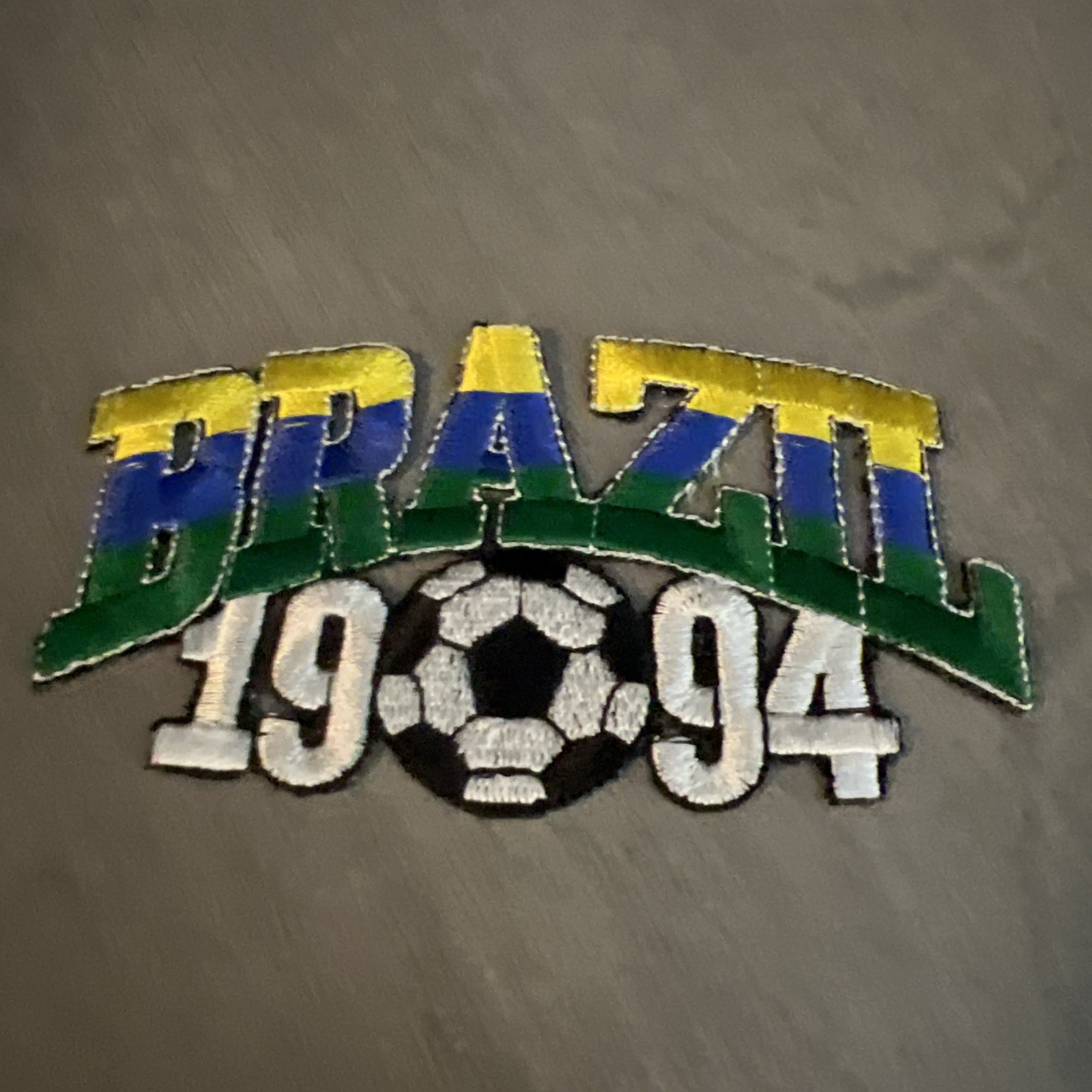 1994 BRAZIL SOCCER PATCH 4  1/4”X  2  3/8”