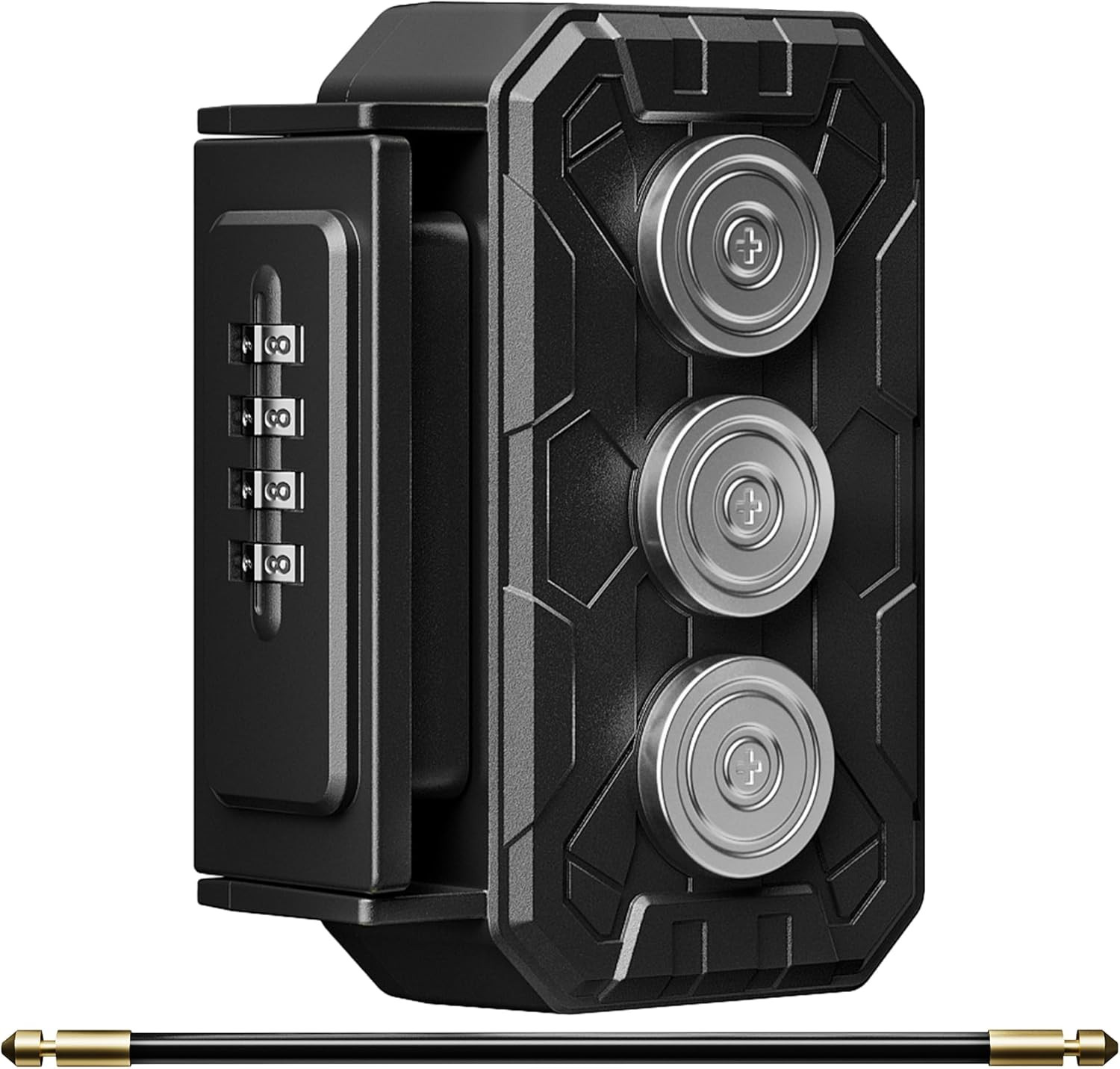 Lock Box with Magnetic Key Holder,Magnet Key Box for under Car,Hide