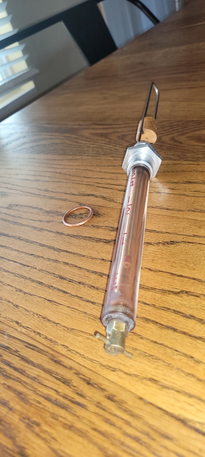 Used Fuel Sight Gauge for Stearman Biplane PT-17