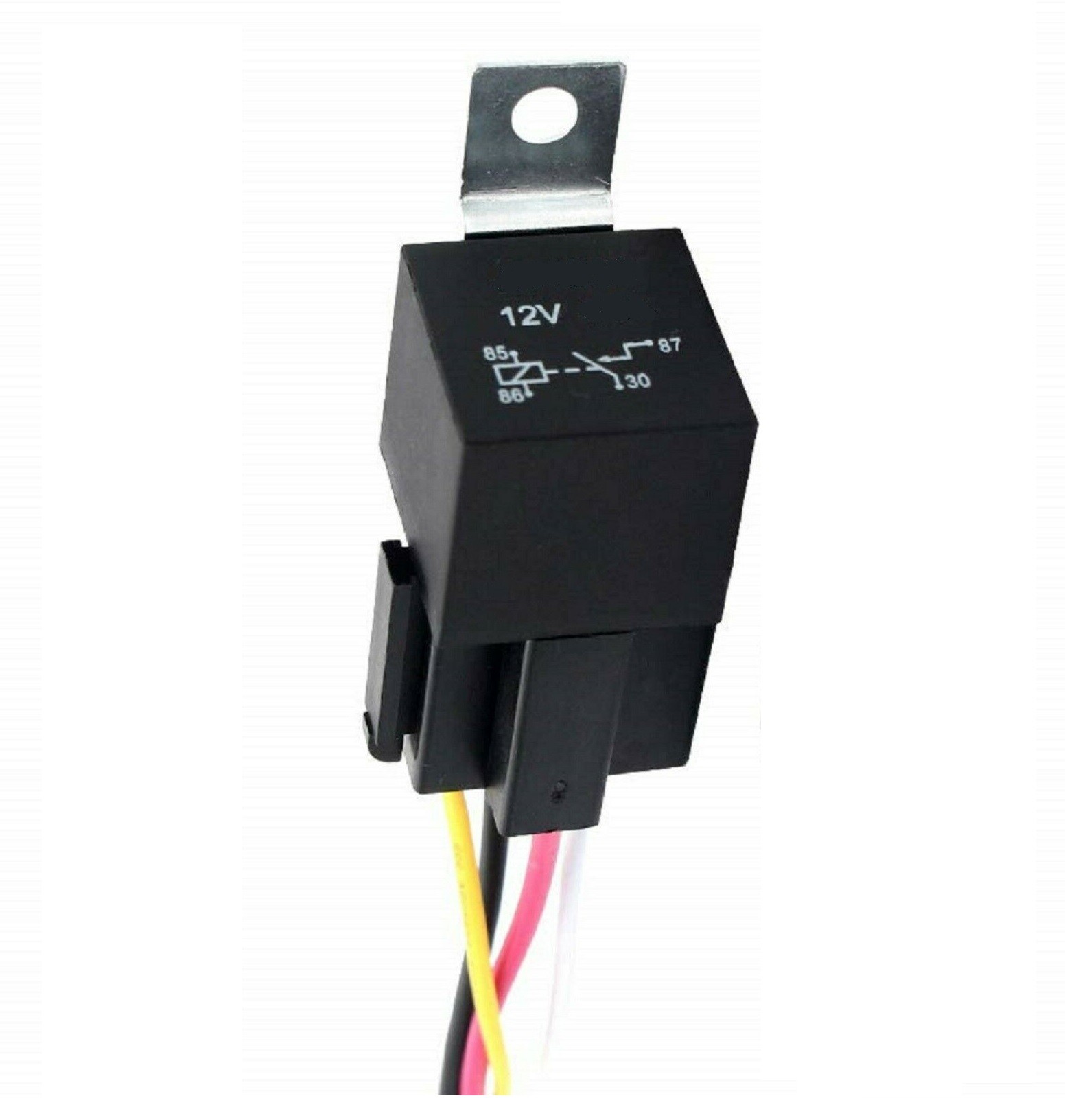 HID Kit Relay Wire Harness 9005 Head Light Dual Beam Replace Ceramic Socket Plug