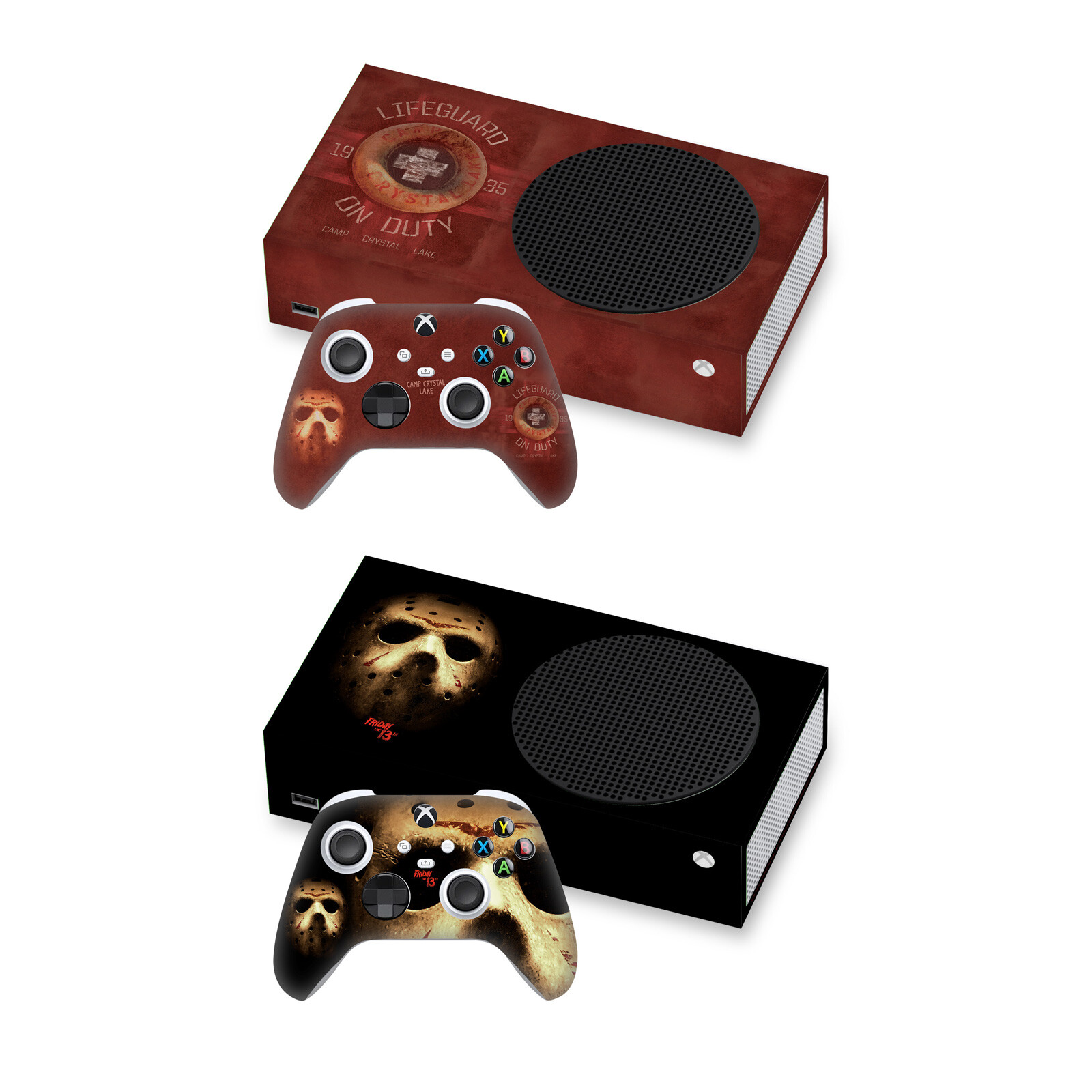 FRIDAY THE 13TH 2009 GRAPHICS VINYL SKIN DECAL FOR SERIES S CONSOLE & CONTROLLER