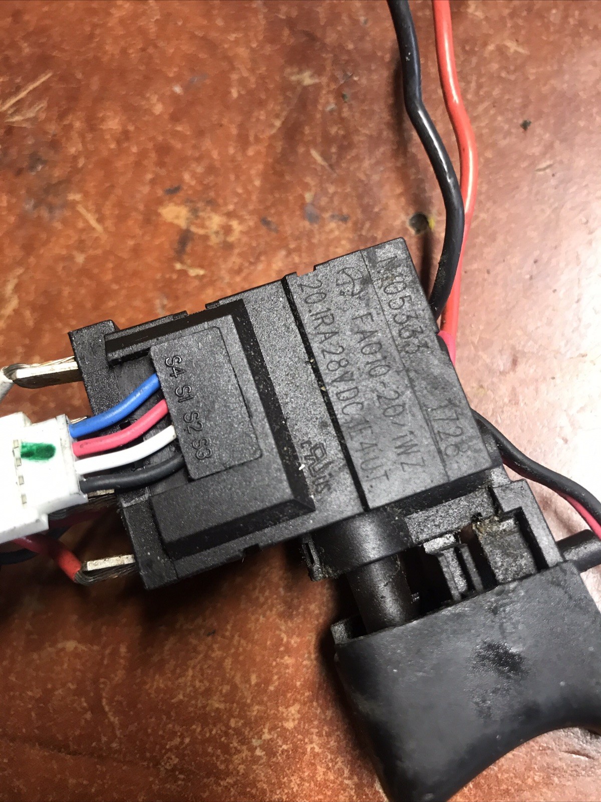 Use OEM Part Switch PCB Assy DeWALT DCD985 (Type 2) 20V 1/2” Hammer Drill