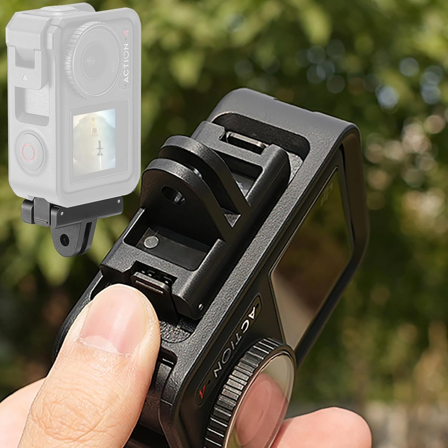 2PCS Magnetic Adapter Mount Compatible for DJI Osmo 360/Osmo Action 5 Pro