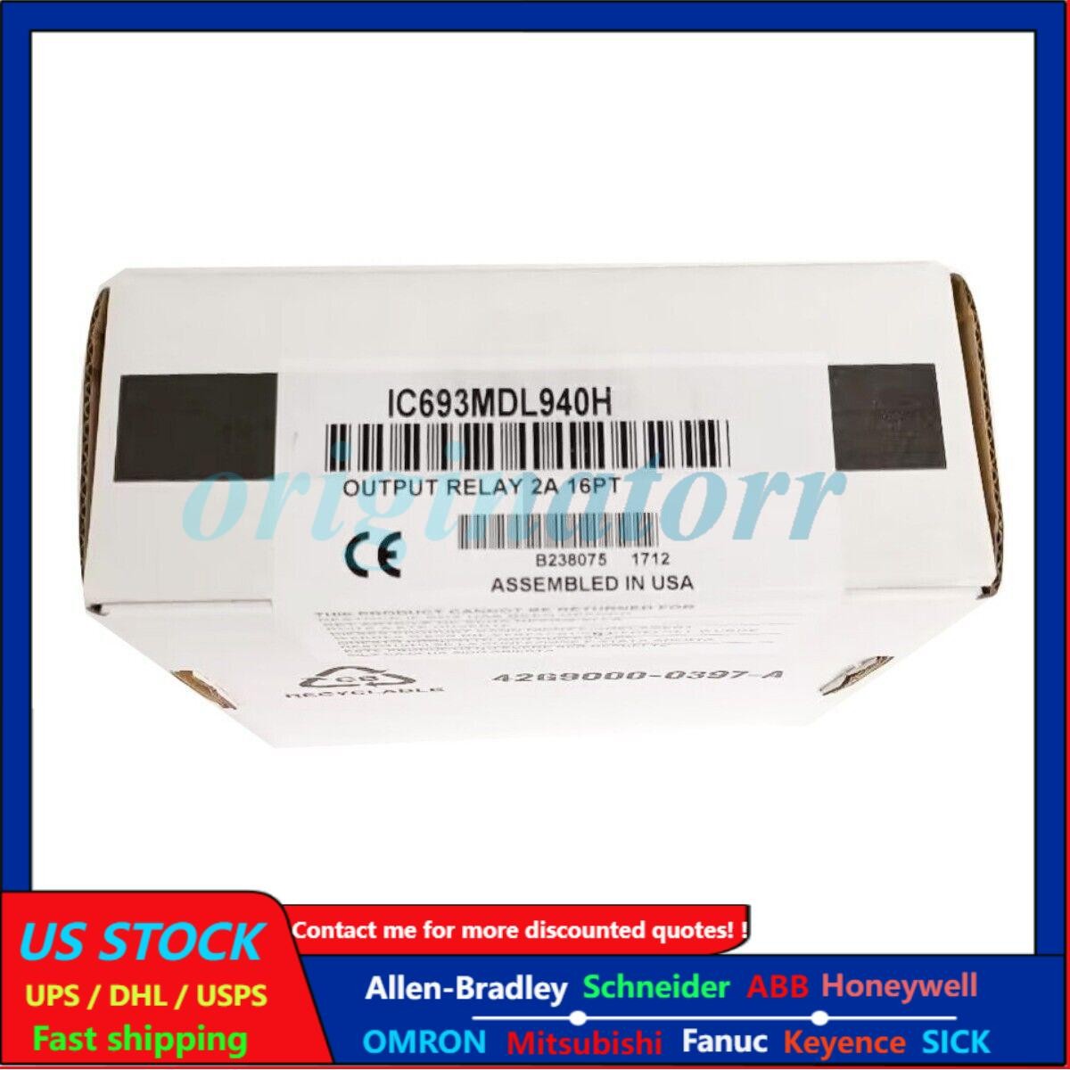 NEW in box GE Fanuc IC693MDL940H Output Module US Free TAX