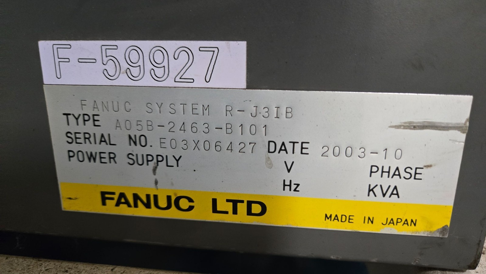 FANUC M‑16iB/20 Complete w/ R‑J3iB Controller USED