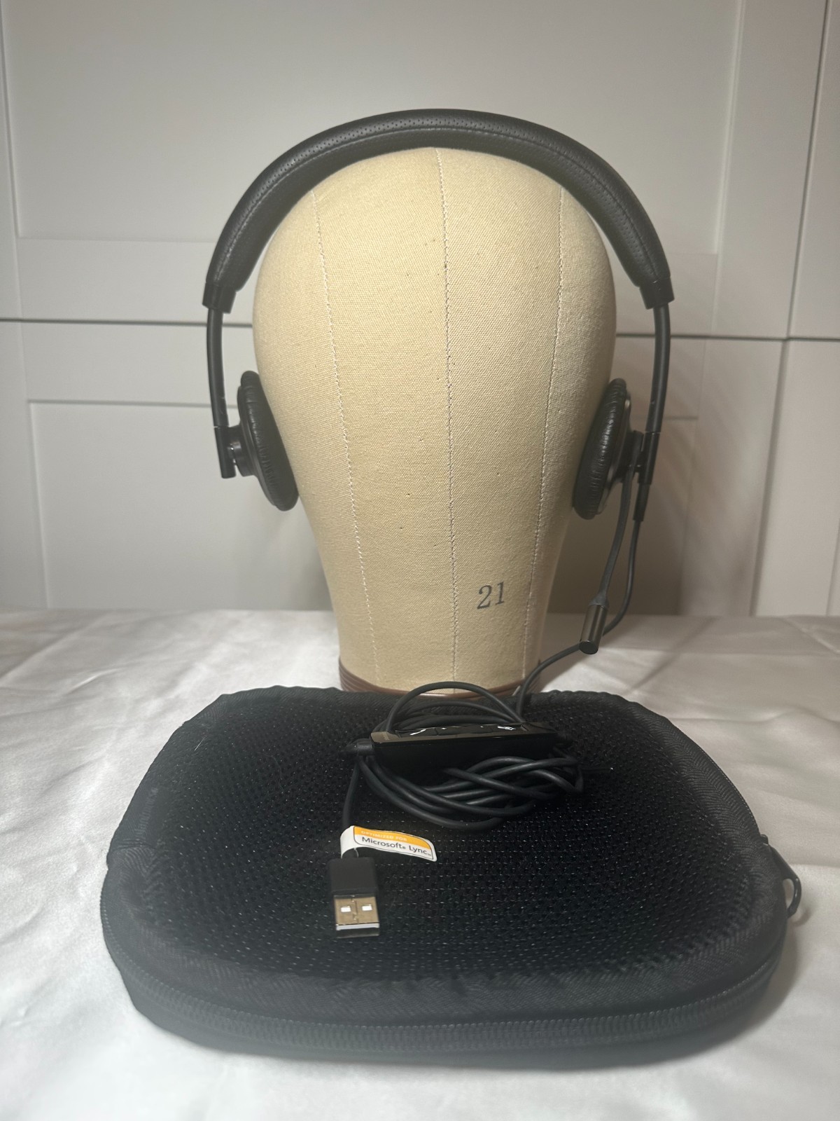 Plantronics Blackwire C520-M - 500 Series - On Ear Headset - with Travel Case