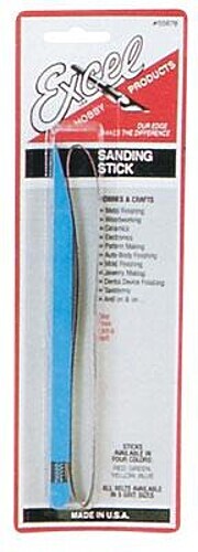 Excel Sanding Stick and Belt Combo - Hobby and Plastic Model Sanding Tool