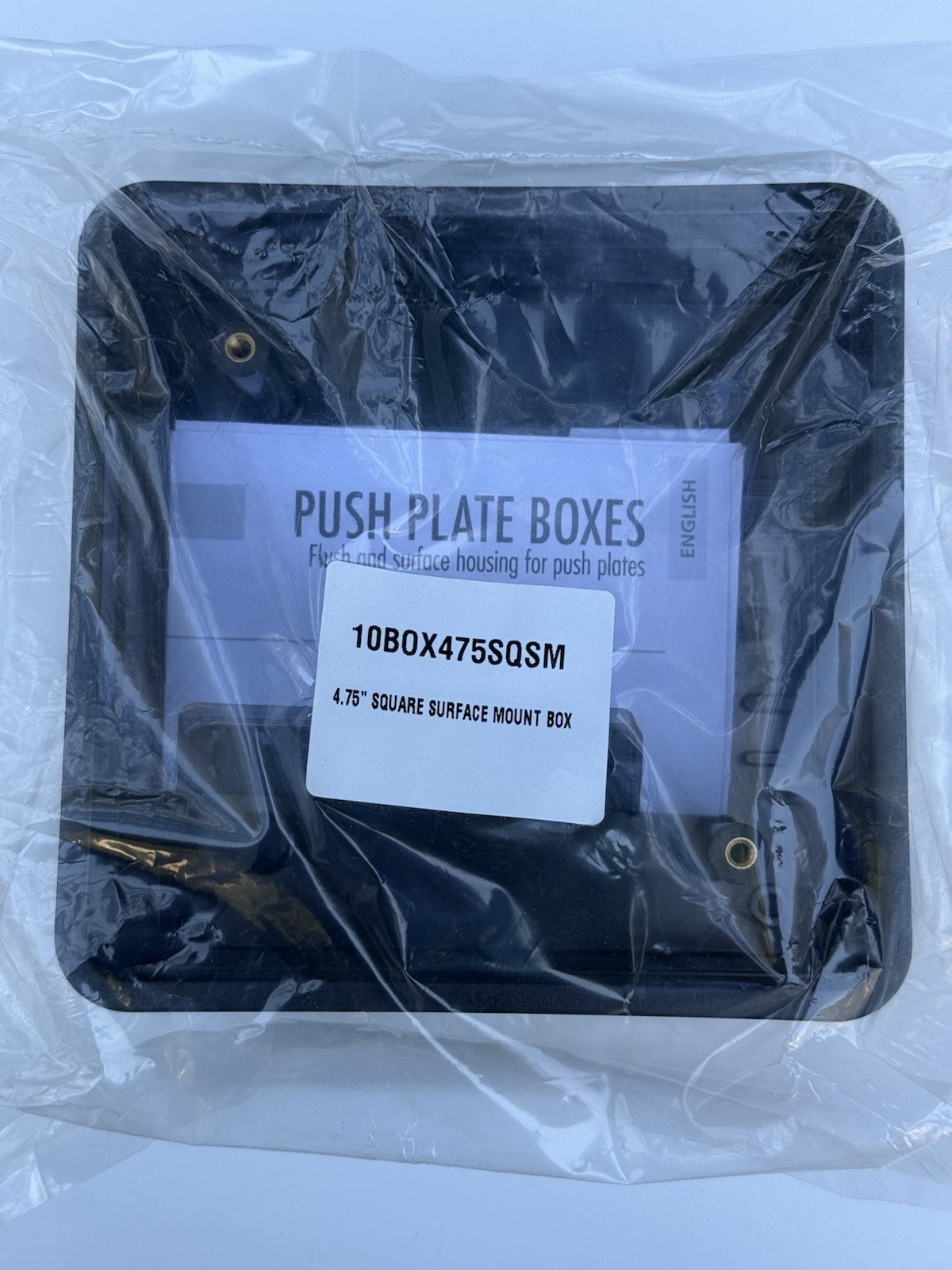 BEA 10BOX475SQSM - 4.75" Plastic Square Surface Mount Box - New