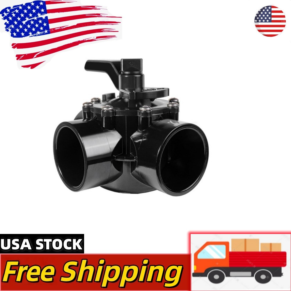 4717 2-2-1/2 Inch 3-Way Positive Non-Lube Diverter Valve Replacement for Jandy