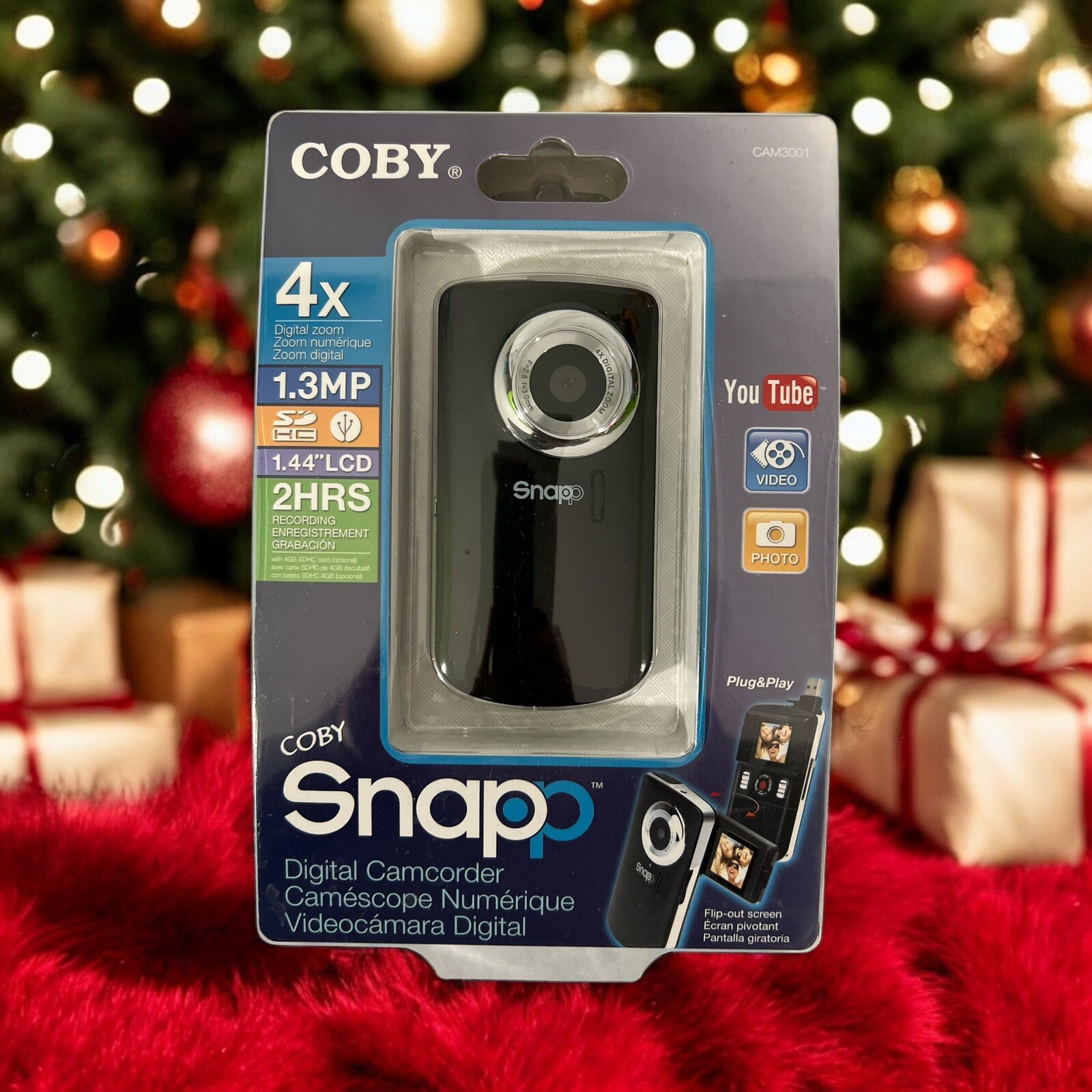 Coby Snapp Digital Camcorder NIB Photos Video
