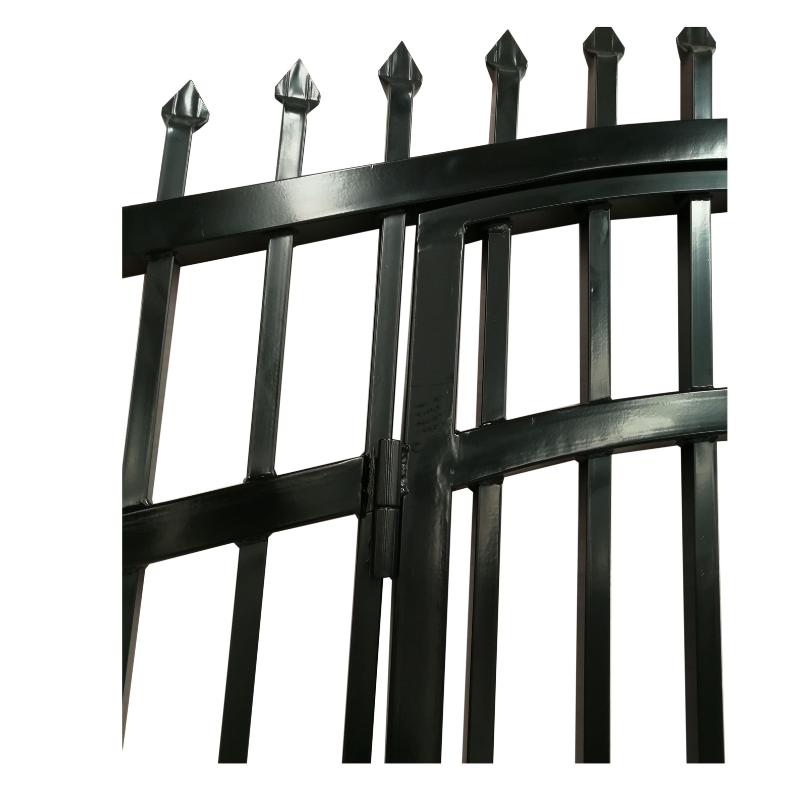 ALEKO Steel Dual Swing VIENNA Style 12' Driveway with Built-In Pedestrian Gate