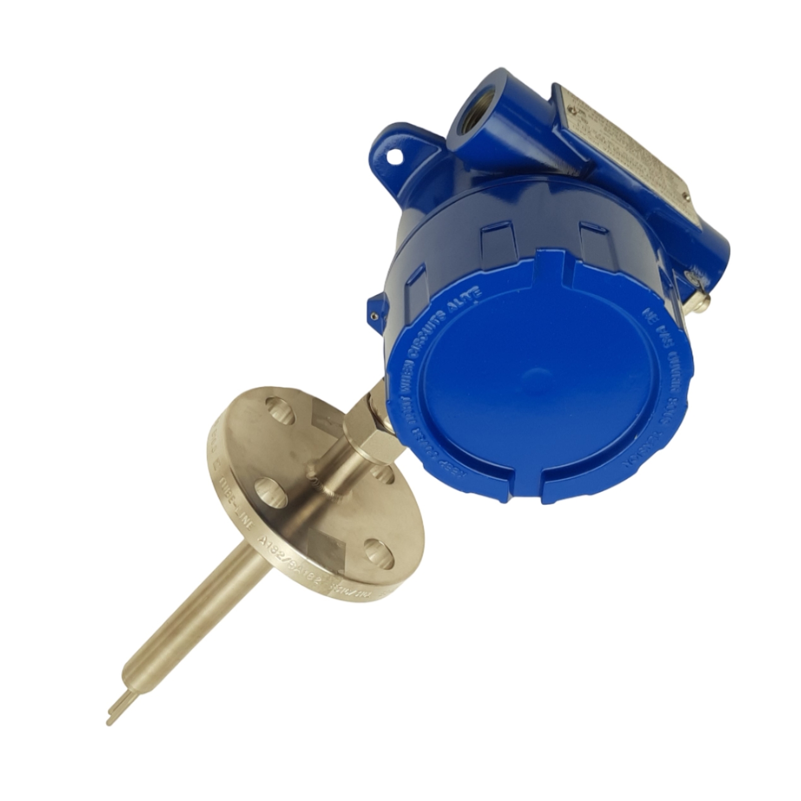 Intek Rheotherm BF/21(1",RF,150#) Flow Sensor, 1/2in NPT, 0-140°F, Tube Studs