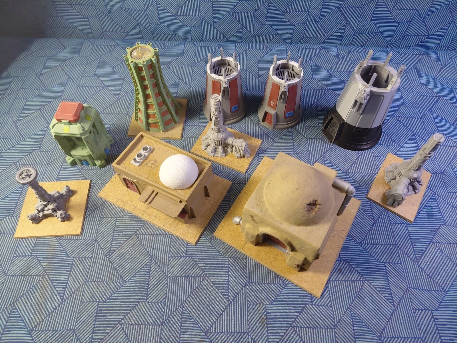 Desert building  terrain for 25mm, 28mm scale war games.