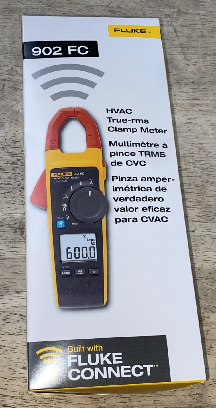 Fluke 4695814 902 FC Wireless True-RMS HVAC Clamp Meter with Bluetooth