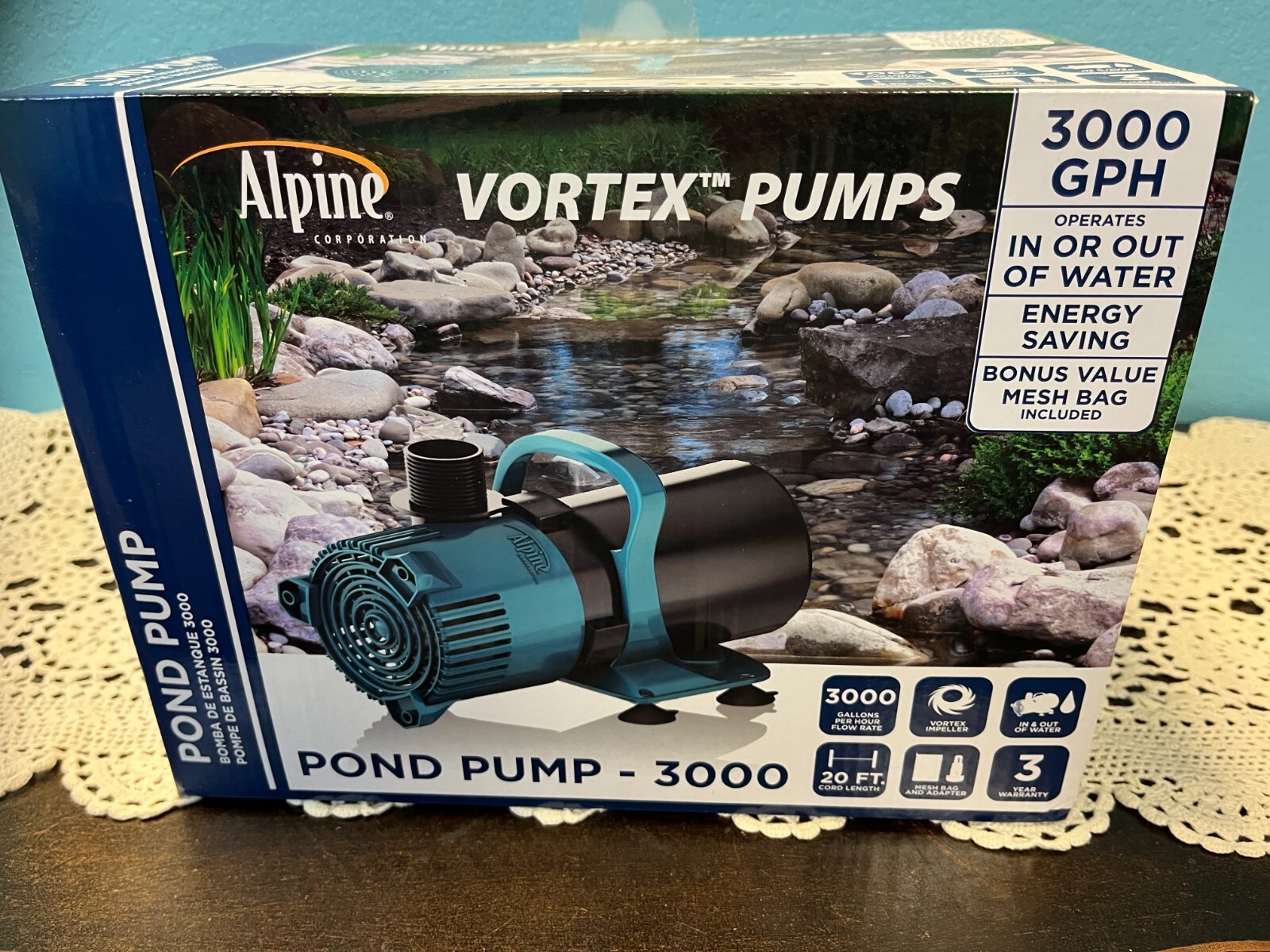 Alpine Vortex 3000 GPH Pump