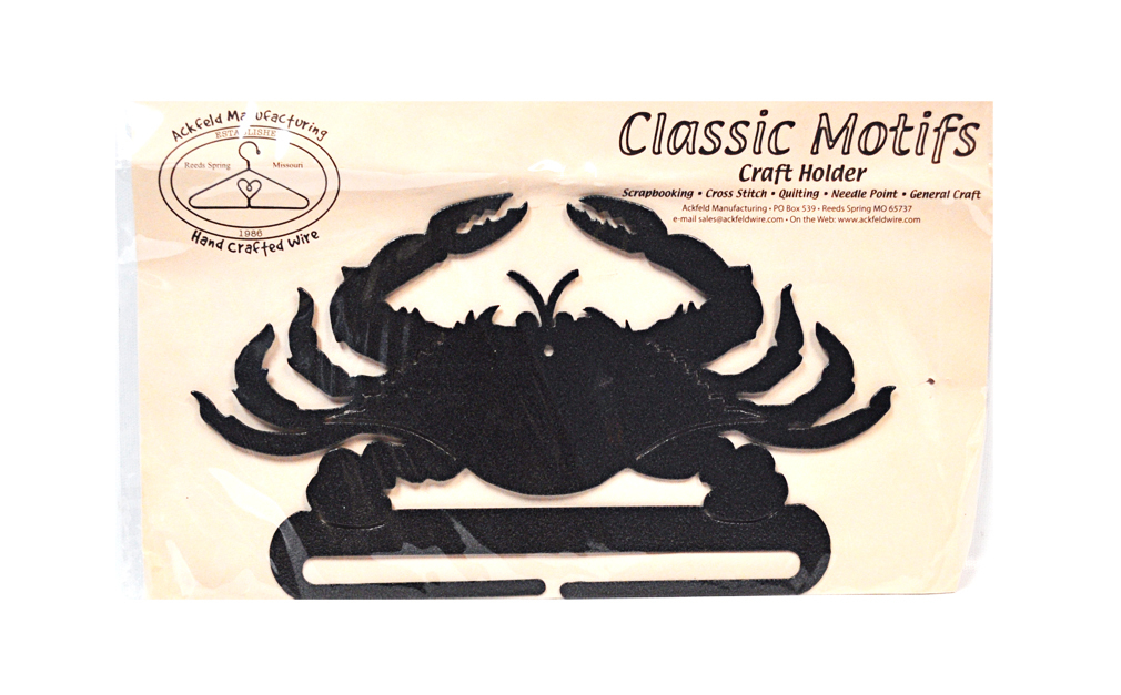 Classic Motifs Crab 8 Inch Charcoal Craft Holder
