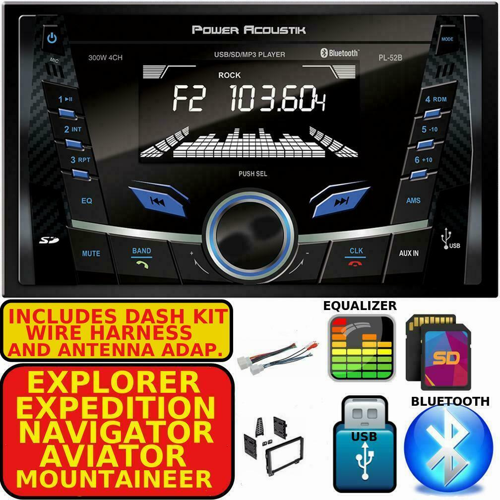 02-06 FORD EXPEDITION EXPLORER LINCOLN AVIATOR NAVIGATOR BLUETOOTH USB SD STEREO