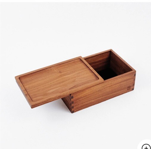 Marley Natural Lock Stash Box, Black Walnut - New in Box ($240 Value) Premium