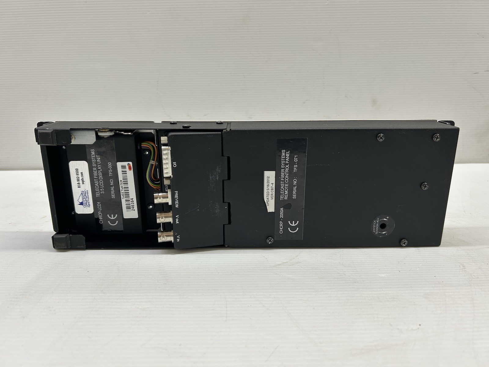 Telecast Fiber Systems Remote Control Panel Type 2050A