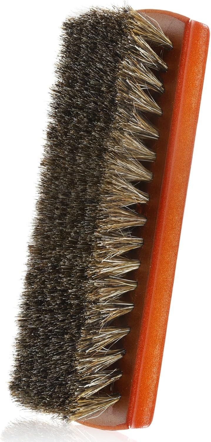 Shoe Brush Horsehair Shoe Brush Shoe Cleaning Brush Boot Brush Leather Shoe